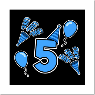 5th Birthday Boy Gift 5 Years old Sweet Funny Gifts Posters and Art